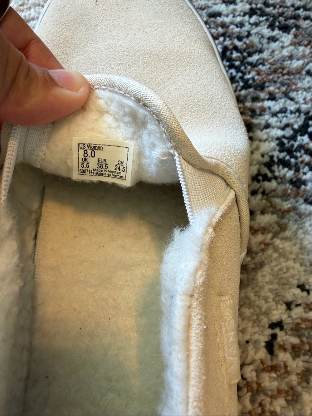 Vans Slip-On Shoes in Light Beige/Cream - Picture 4 of 4
